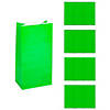 5" x 10" Green Treat Bags - 12 Pc. Image 1