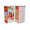 5" x 10" Small Christmas Activity Paper Treat Bags - 12 Pc. Image 1