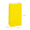 5" x 10" Yellow Treat Bags - 12 Pc. Image 1