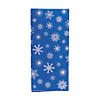 5" x 11 1/2" Blue Snowflake Cellophane Bags - 12 Pc. Image 1