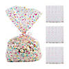 5" x 11 1/2" Donut Sprinkles Cellophane Treat Bags - 12 Pc. Image 1