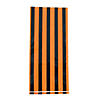 5" x 11" Black & Orange Striped Cellophane Treat Bags - 12 Pc. Image 2