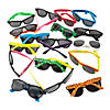 5" x 5" Bulk 48 Pc. Adults Solid Colored & Patterned Sunglasses Assortment Image 1