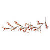 5' x 6" Autumn Harvest Berries and Leaves Rustic Twig Artificial Thanksgiving Garland - Unlit Image 1