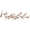 5' x 6" Autumn Harvest Berries and Leaves Rustic Twig Artificial Thanksgiving Garland - Unlit Image 1