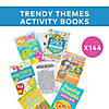 5" x 7" Bulk 144 Pc. Trendy Themes & Characters Activity Books Image 2
