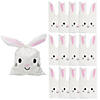 5" x 9 1/2" Easter Bunny Ear Cellophane Bags - 12 Pc. Image 1
