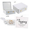 52 Pc. White Suitcase Tissue Favor Kit for 50 Image 1