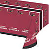 54&#8221; x 102&#8221; Nfl Arizona Cardinals Plastic Tablecloths 3 Count Image 1