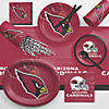 54&#8221; x 102&#8221; Nfl Arizona Cardinals Plastic Tablecloths 3 Count Image 2