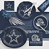54&#8221; x 102&#8221; Nfl Dallas Cowboys Plastic Tablecloths 3 Count Image 2