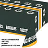 54&#8221; x 102&#8221; Nfl Green Bay Packers Plastic Tablecloths 3 Count Image 1