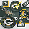 54&#8221; x 102&#8221; Nfl Green Bay Packers Plastic Tablecloths 3 Count Image 2