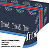 54&#8221; x 102&#8221; Nfl Tennessee Titans Plastic Tablecloths 3 Count Image 1