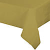 54" x 108" Gold Rectangular Disposable Plastic Tablecloths (22 Tablecloths) Image 1