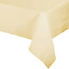 54" x 108" Ivory Rectangular Disposable Plastic Tablecloths (96 Tablecloths) Image 1