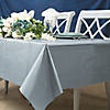 54" x 108" Silver Plastic Tablecloth Image 1