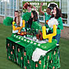 54" x 28" Inflatable Yellow & Green Vinyl Football Buffet Cooler Image 4