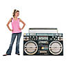 54" x 37 1/2" Awesome Retro Boom Box Cardboard Cutout Stand-Up Image 1