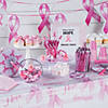 54" x 72" Breast Cancer Awareness Plastic Tablecloth Image 1