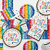 57 Pc. Birthday Confetti Party Supplies Kit Image 1