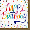 57 Pc. Birthday Confetti Party Supplies Kit Image 3
