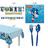 58 Pc. Sonic the Hedgehog&#8482; Disposable Tableware Kit for 8 Guests Image 1