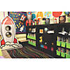 59 1/2" Rocket Space Ship Cardboard Cutout Stand-In Stand-Up Image 2