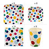 59 Pc. Happy Birthday Polka Dot Disposable Tableware Kit for 8 Guests Image 1
