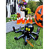 6 1/2" Inflatable Black and Orange Smiling Spider Ring Toss Game Image 2