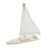 6 1/2" x 7 1/2" DIY Wood Sailboat Coloring Craft Kits - 12 Pc. Image 1