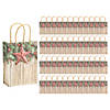 6 1/2" x 9" Bulk 144 Pc. Medium Christmas Barnwood Kraft Paper Gift Bags Image 1
