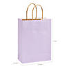 6 1/2" x 9" Medium Lilac Kraft Paper Gift Bags - 12 Pc. Image 1