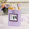 6 1/2" x 9" Medium Lilac Kraft Paper Gift Bags - 12 Pc. Image 3