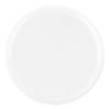 6.25" White Flat Round Disposable Plastic Pastry Plates (120 Plates) Image 1