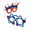 6 3/4" x 4 3/4" Patriotic Red, White & Blue Glasses Craft Kit - Makes 12 Image 1