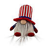 6.75" Lighted Americana Boy 4th of July Patriotic Gnome Image 1