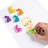 6-Color Bunny-Shaped Crayons - 24 Pc. Image 1