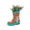 6" DIY Paintable All-Occasion Ceramic Boot Planters - 12 Pc. Image 2