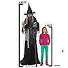 6 Ft. Animated Lunging Haggard Witch Halloween Decoration Image 1