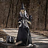 6 Ft. Animated Lunging Haggard Witch Halloween Decoration Image 2