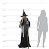 6 Ft. Animated Lunging Haggard Witch Halloween Decoration Image 4