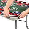 6 Ft. Bulk 12 Pc. Casino Rectangle Fitted Disposable Plastic Tablecloths Image 1