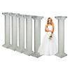 6 Ft. Bulk 3D Marble-Look Fluted Pillar Cardboard Stand-Ups - 6 Pc. Image 1