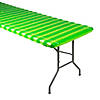 6 Ft. Football Field Rectangle Fitted Disposable Plastic Tablecloth Image 1