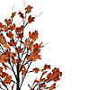 6' LED Lighted Autumn Harvest Maple Leaf Tree - Warm White Lights Image 2