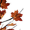 6' LED Lighted Autumn Harvest Maple Leaf Tree - Warm White Lights Image 3