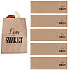 6" x 8" Bulk 50 Pc. Love is Sweet Paper Treat Bags Image 1