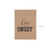 6" x 8" Bulk 50 Pc. Love is Sweet Paper Treat Bags Image 1