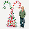 60" Christmas Candy Cane Cardboard Cutout Stand-Up Image 1